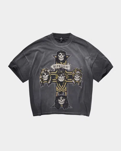 Represent X Guns N' Roses Men & Apos;s Crosst-shirt In Black