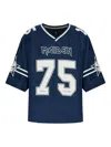 Represent X Iron Maiden Anniversary Number 75 Star-embellished Jersey In Blue