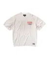 Represent White Crewneck T-shirt With Logo On Front And Rear In Cotton Blend Man