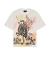 Represent X Iron Maiden Steed Tee In Neutral