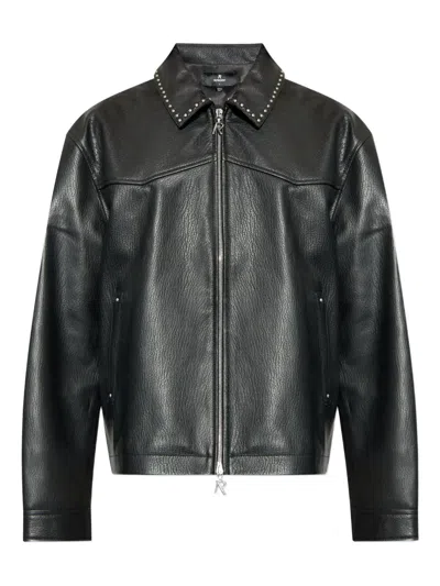 REPRESENT X IRON MAIDEN TROOPER STUDDED LEATHER JACKET