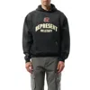 Represent Mens  X Belstaff Embossed-branding Relaxed-fit Cotton-jersey Hoody In Shadow
