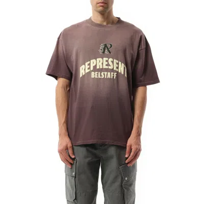 Represent X Men's Belstaff Flame Pheonix T-shirt In Plum