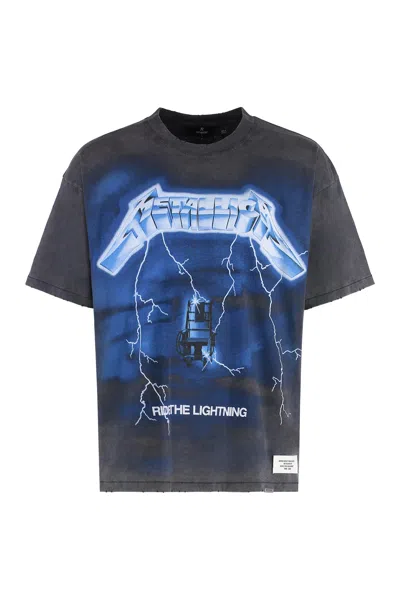 Represent Metallica Justice Ss T-shirt In Grey
