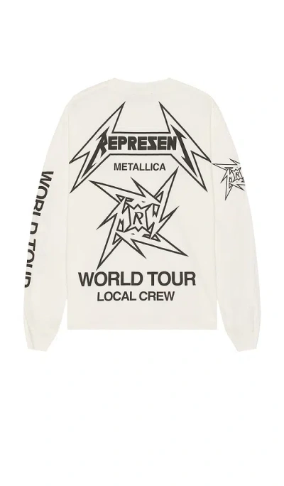 REPRESENT X METALLICA 40 YEAR ANNIVERSARY LONG SLEEVE TEE