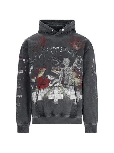 Represent X Metallica Master Of Puppets Hoodie In Grey