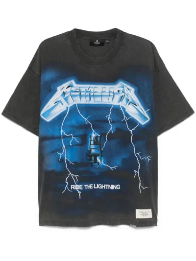 REPRESENT GREY X METALLICA RIDE THE LIGHTNING T-SHIRT