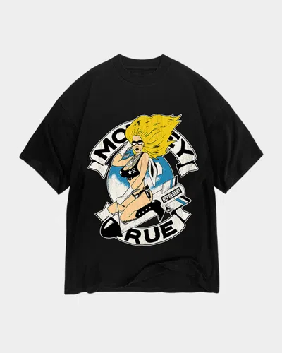 Represent X Motley Crue Men's Bomber Girl Graphic Band T-shirt