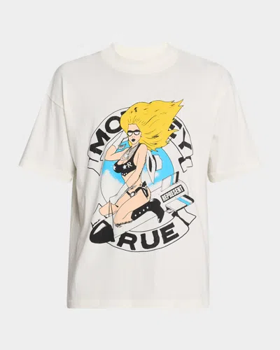 Represent X Motley Crue Men's Secret Show Graphic T-shirt In White