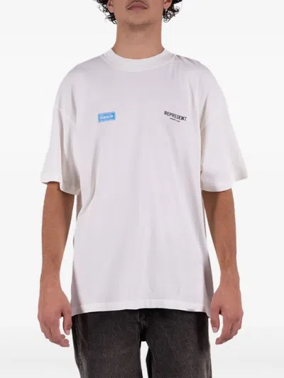 Represent X Oasis Graphic T-shirt In White