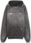 Represent X Oasis Owners Club Hooded Cotton Sweatshirt In Gray