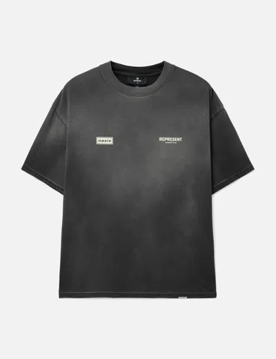 Represent X Oasis Owners Club T-shirt In Gray