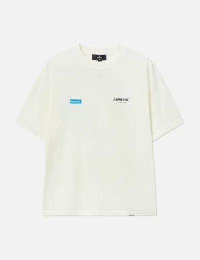 Represent X Oasis Owners Club T-shirt In White