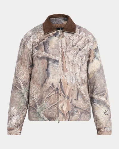 REPRESENT X REALTREE MEN & APOS;S ZIP-UP CAMO JACKET