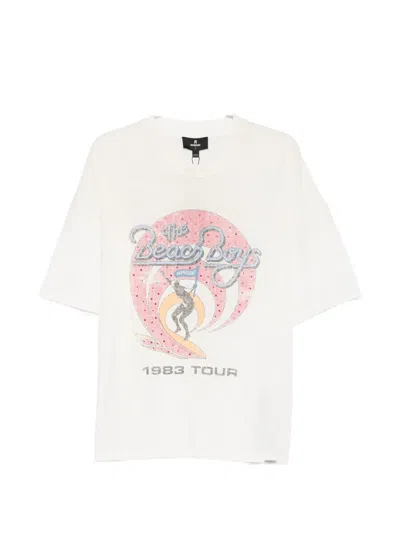 Represent X The Beach Boys Tour Graphic-print T-shirt In White
