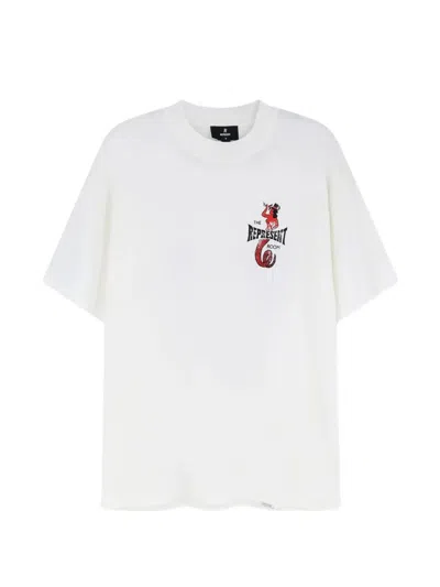 Represent X The Viper Room Dice Graphic T-shirt In White