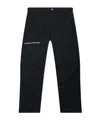 Represent Zip-pocket Curved-leg Pants In Black
