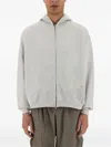 Represent Initial Hooded And Zippered Sweatshirt In White