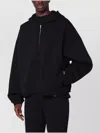 Represent Zip-up Hooded Cardigan In Black
