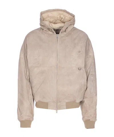 Represent Zipped Hooded Jacket In Multi