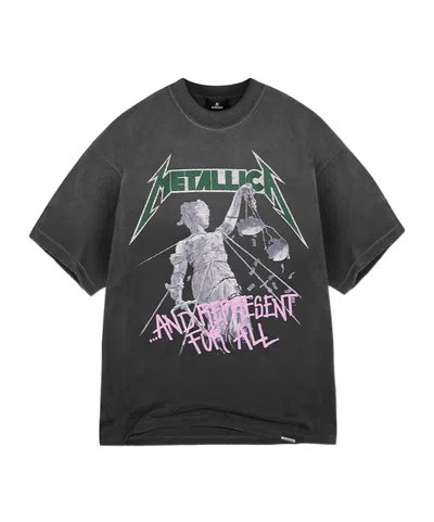 Represent Men's Metallica Justice Graphic T-shirt In Black