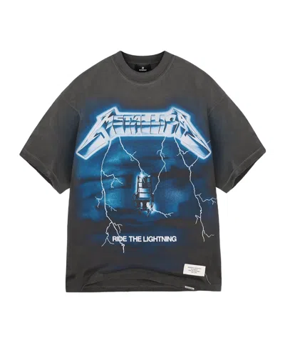 Represent Metallica Justice Ss T-shirt In Grey