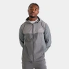 Reprimo Men's  Performance Flight Windbreaker Jacket In Gray