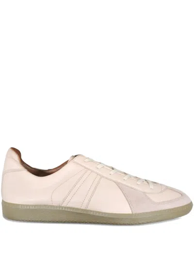 Reproduction Of Found German Military Suede Panelled Sneakers In Neutral