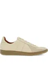 Reproduction Of Found Leather-panel Sneakers In Neutral