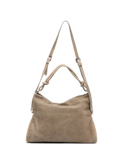 Reptile's House Alma Osaka Shoulder Bag In Neutral