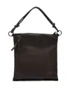 Reptile's House Knotted-handle Calf-hair Shoulder Bag In Brown