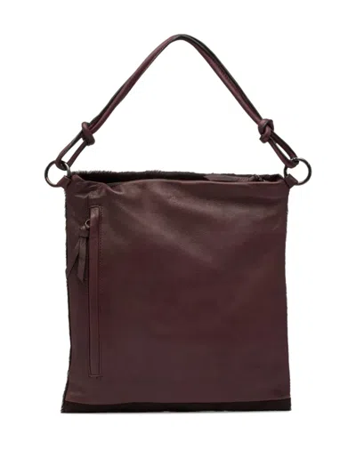 Reptile's House Knotted-strap Shoulder Bag In Brown