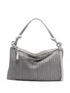 Reptile's House Lune Knotted-handle Shoulder Bag In Gray
