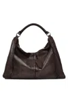 Reptile's House Lune Woven-leather Shoulder Bag In Brown