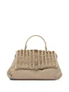 Reptile's House Medium Mirage Tote Bag In Neutral