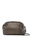 Reptile's House Perforated Lambskin Chain Bag In Green