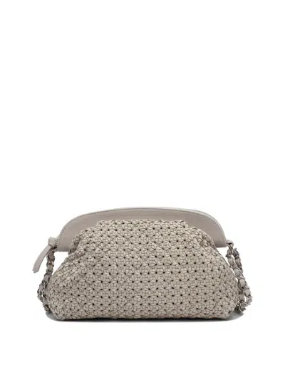 Reptile's House Shoulder Bags In Beige