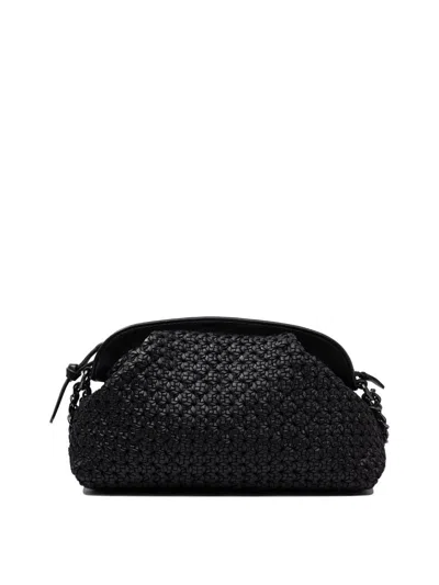 Reptile's House Shoulder Bags In Black