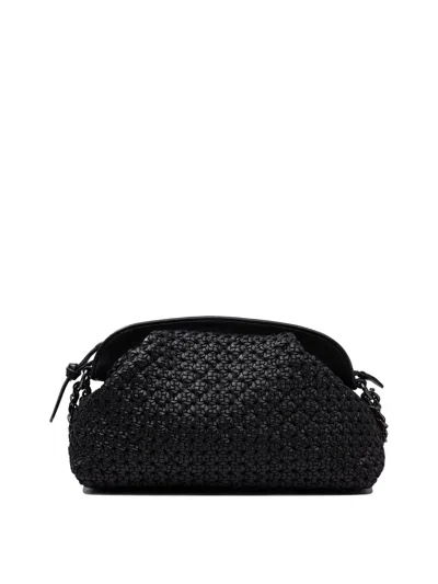 Reptile's House Shoulder Bags In Black