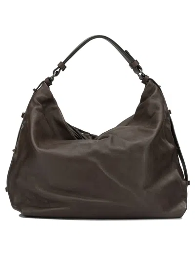 Reptile's House Shoulder Bags In Brown