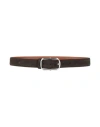 Reptile's House Woman Belt Dark Brown Size 30 Leather