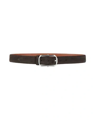 Reptile's House Woman Belt Dark Brown Size 30 Leather