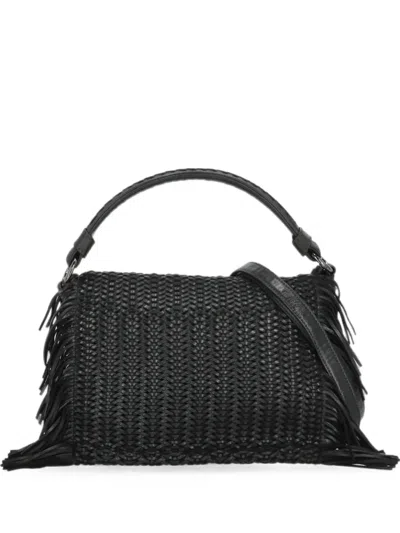 Reptile's House Vasia Braided Tote Bag In Black