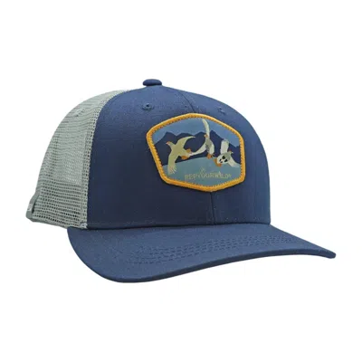 Repyourwater Adult  Northern Covey Rise Snapback Hat In Blue