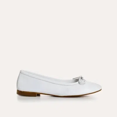 Reqins Women's Carmen Cuir Sandal In Blanc In White