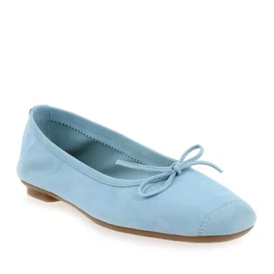 Reqins Women's Harmony Ballerina Flats In Ciel Blue In Multi