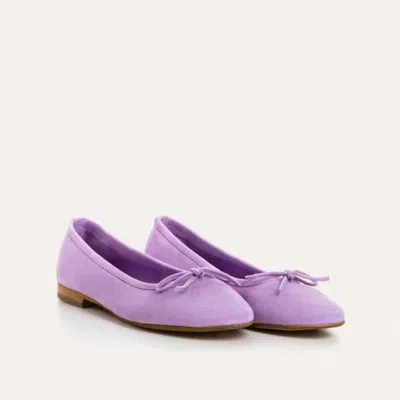 Reqins Women's Harmony Peau Flats In Lavender In Purple