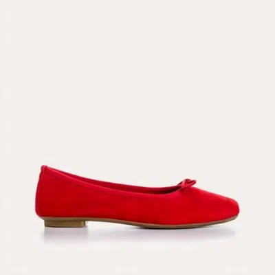 Reqins Women's Harmony Peau Flats In Rouge In Multi