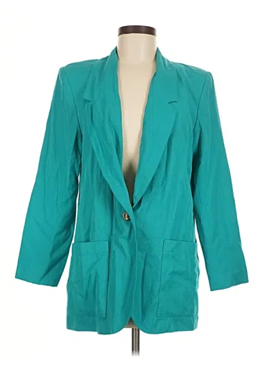 Pre-owned Requirements Blazer Jacket In Blue