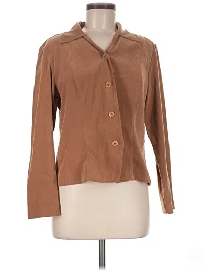 Pre-owned Requirements Blazer Jacket In Brown